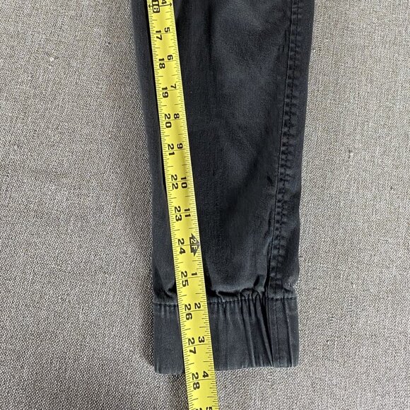 Hollister Skinny Jogger Pants Men's Khaki Black Small Mid Rise Drawstring Casual - Picture 5 of 13